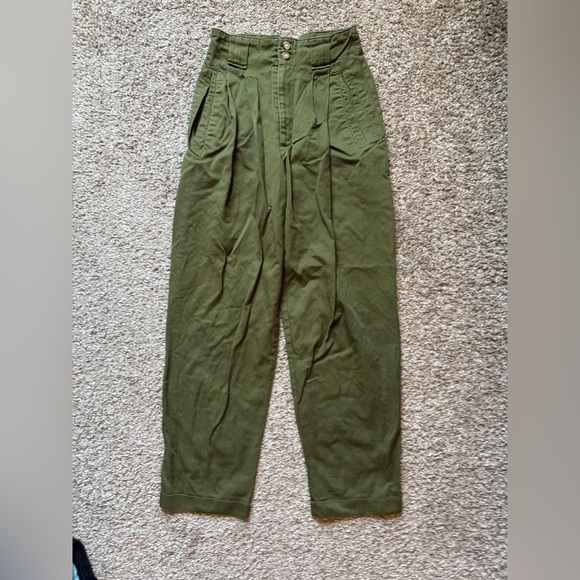 Na Nin Townes Cotton Twill Trouser / Vine - Picture 3 of 11